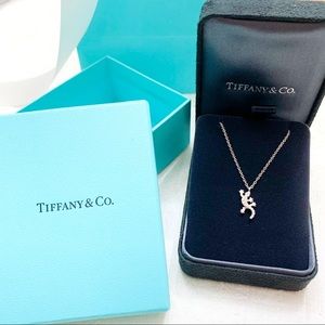 Tiffany & Co. 18k Diamond Lizard Pendant